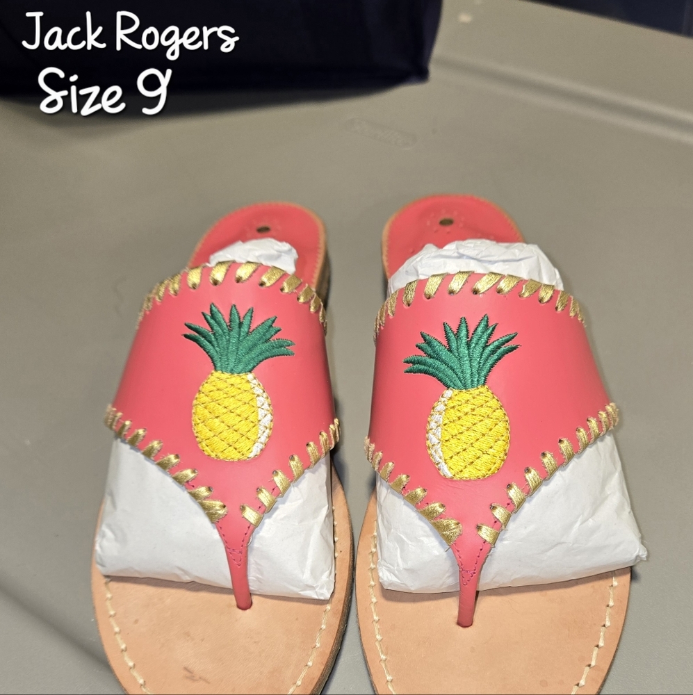 Jack Rogers Pineapple Sandals